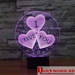 Đèn Mica 3D trang trí nhà cửa - Đèn ngủ