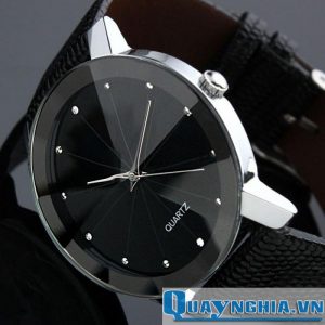 Đồng hồ Thạch Anh thời trang dây da xì teen giá rẻ cho bạn trẻ